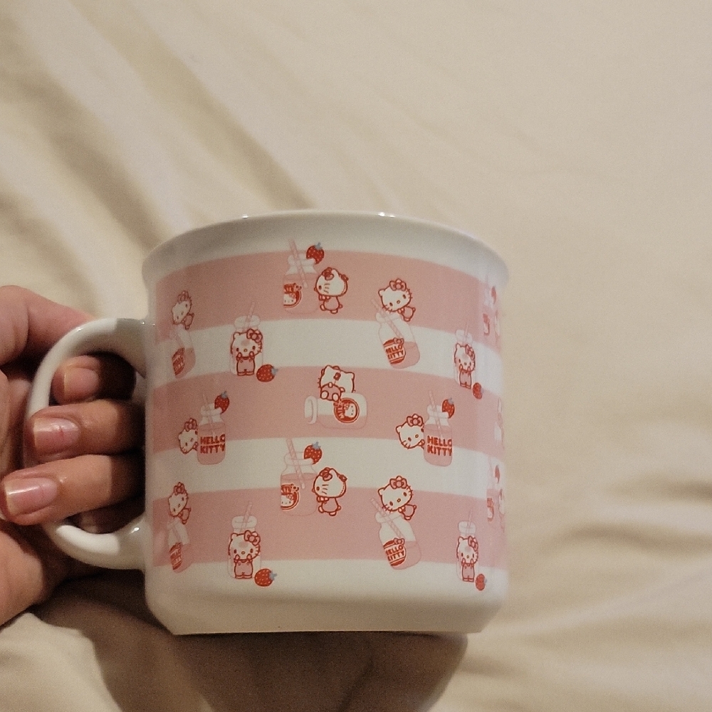 Hello Kitty Pink and White Mug